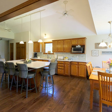 Greenwood Indiana wall removal and kitchen remodel