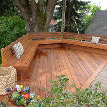 Deck Built In Benches
