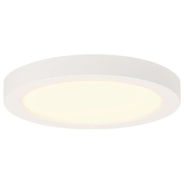 Westinghouse 6111900 5"W LED Flush Mount Drum Ceiling Fixture - White