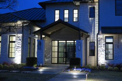This is an example of a modern exterior in Dallas.
