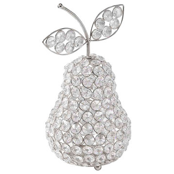 Crystal Silver Pear