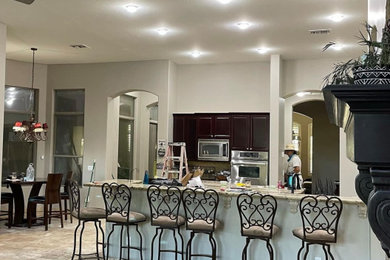 Family room - modern family room idea in Phoenix
