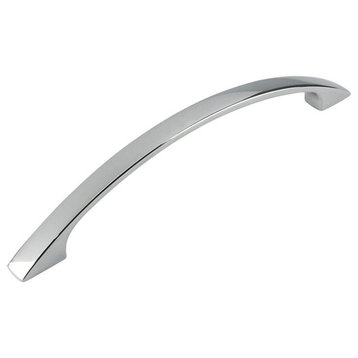 Cosmas Contemporary Polished Chrome 5” CTC (128mm) Drawer Pull