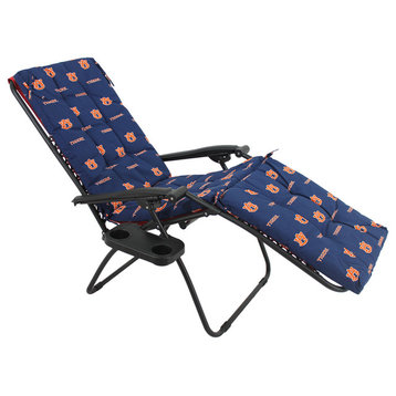 Auburn Tigers Zero Gravity Chair Cushion, 20x72x2