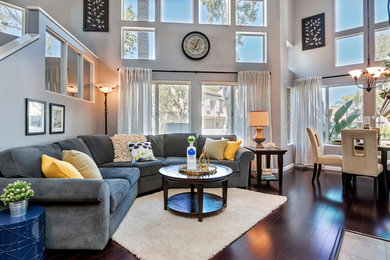 Trendy home design photo in Orange County