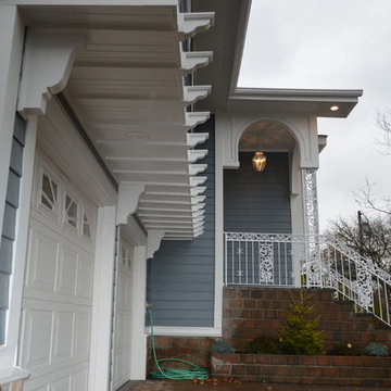 Oceanside, NY (brow pergola built into cantileaver)