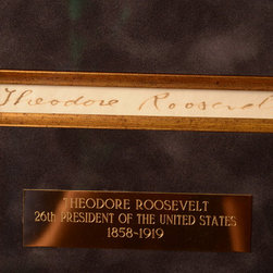 Custom Framing - Teddy Roosevelt Signature - Prints And Posters