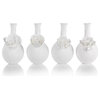"Cameo" Porcelain Long Neck Vase (Set of 4)