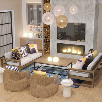 Modern Bright Patio Design
