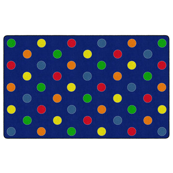 Flagship Carpets FE409-44A 7'6"x12' Dots Primary Educational Rug