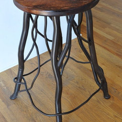 Steel branch stool - Living Room Chairs