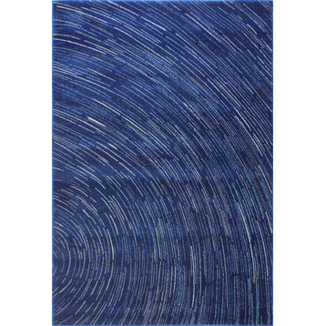 Bashian Nala Area Rug Dark Blue 7'6"x9'6"