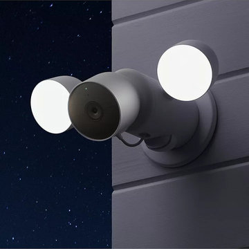 Google Nest Cam with Floodlight Outdoor Security Camera