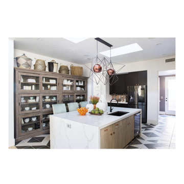 Black and Copper Kitchen