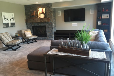 Example of a transitional basement design in Other