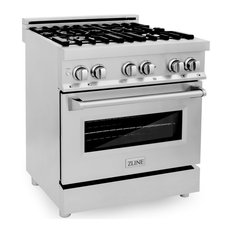 ZLINE Range with Gas Stove and Electric Oven in Stainless Steel, 30"