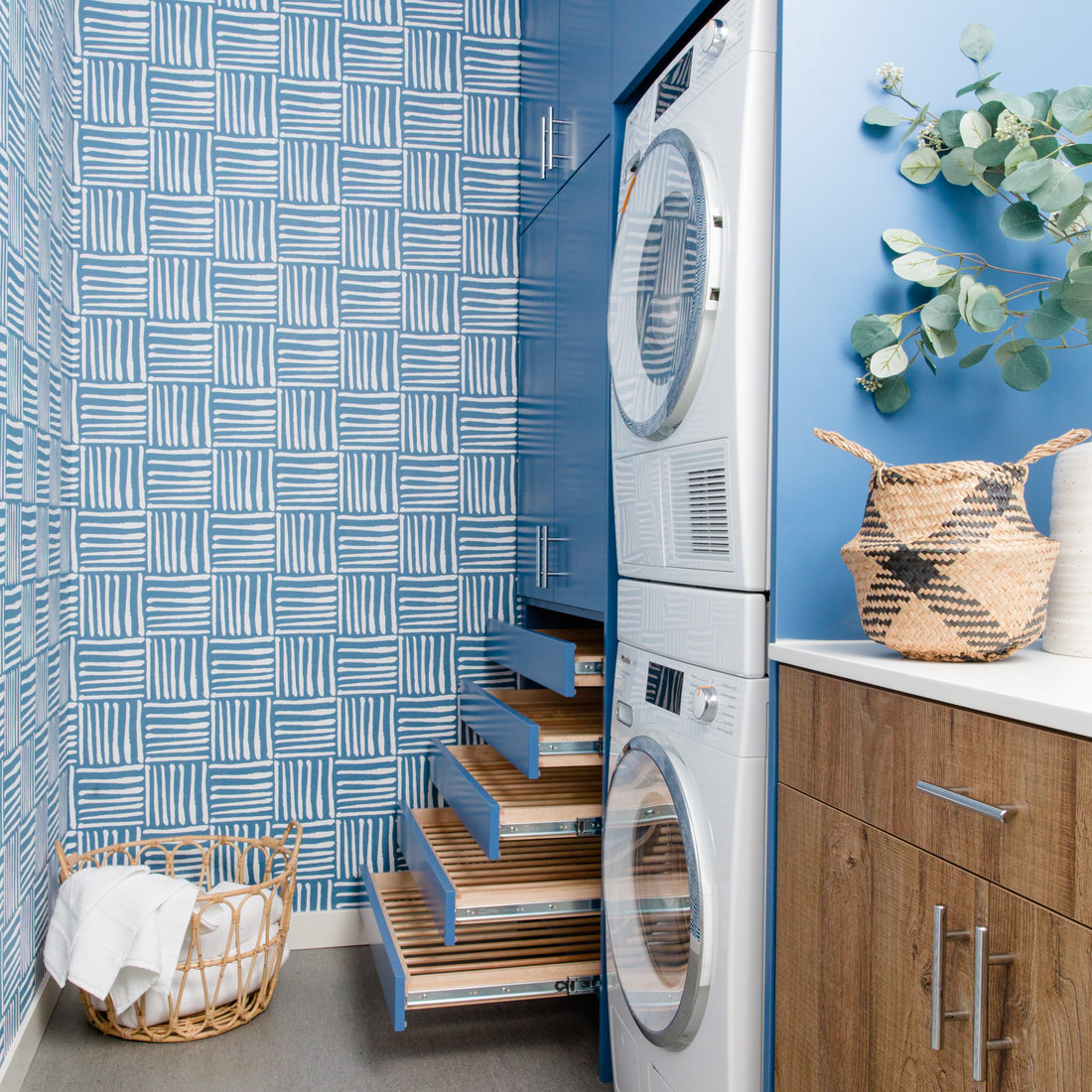 Blueberry Laundry Room