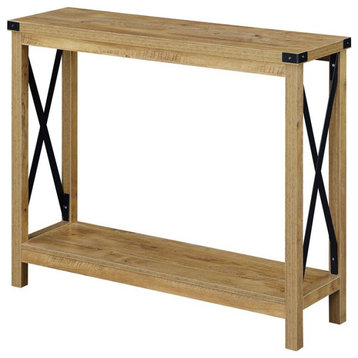Convenience Concepts Durango Console Table Light English Oak Wood Finish