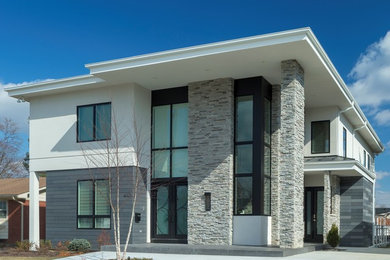 Transitional exterior home photo in Baltimore