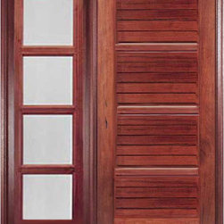 Napa Valley Mahogany Front Entry Door - Front Doors