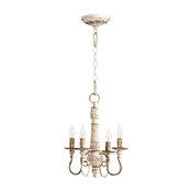 Quorum Salento 12 1/2" Wide Persian White Chandelier
