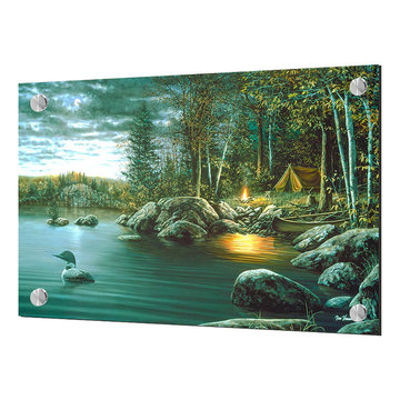 SOLO Sheet Glass Backsplash Tile - Single sheet art glass for your kitchen backs