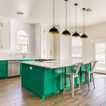 Crisp and clean Tuxedo Kitchen
