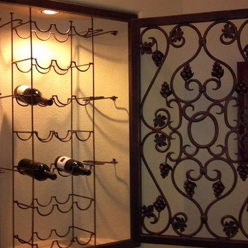 Iron Wine Rack