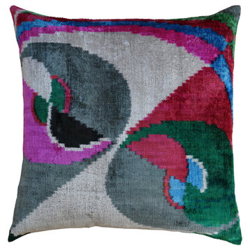 Canvello Decorative Abstract Multi Color Cushion Pillows For Sofa 20"x20"