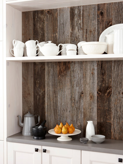 Reclaimed barn wood backsplash ideas, pictures, remodel and decor