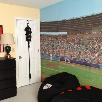 SF Giants - Baseball theme boy bedroom design