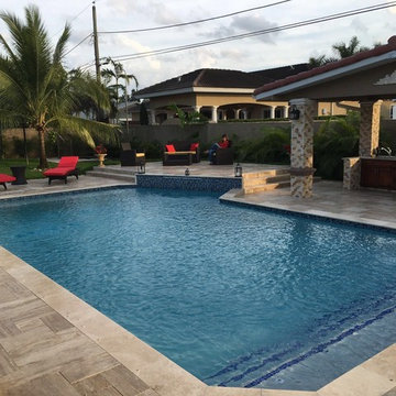 Travertine showcase