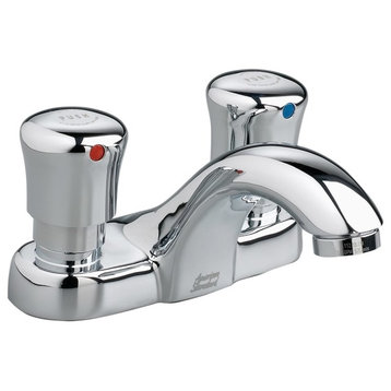 American Standard 1340.225 Double Handle Centerset Metering - Polished Chrome