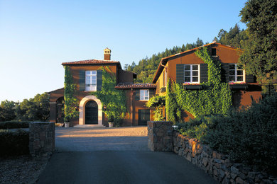 Tuscan exterior home photo in San Francisco