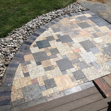 Recycled Granite used for pavers