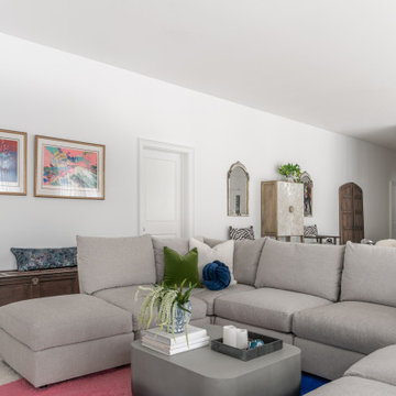 Airy & Eclectic Penthouse Great Room, Scarsdale, NY