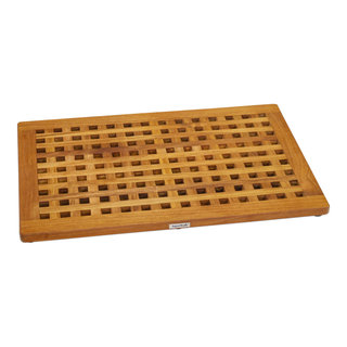 AquaTeak The Original Grate Teak Bath Shower Mat