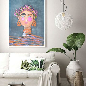 Abstract expressionism illustration artworks