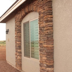 Home with Stone Facade - Outdoor Products