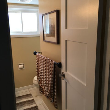 Bathroom make-over BEFORE and AFTER