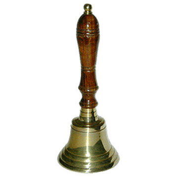 Brass Hand Bell With Lacquer