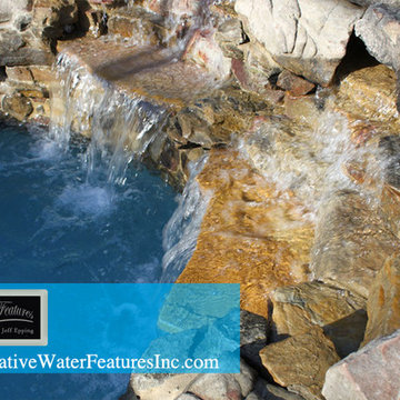 Small pool waterfall
