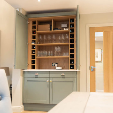 Limestone & Jade Shaker Kitchen in Sway