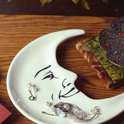 Crescent Moon Trinket Tray - Decorative Bowls