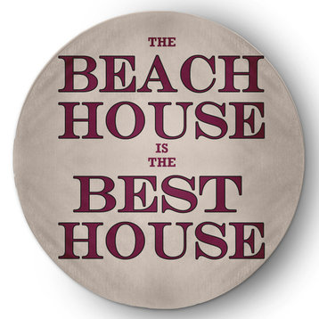 Beach House Best House Nautical & Coastal Chenille Area Rug