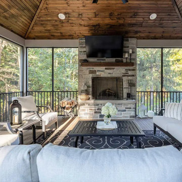 Three-Season Room Addition and New Deck in Rochester Hills, MI