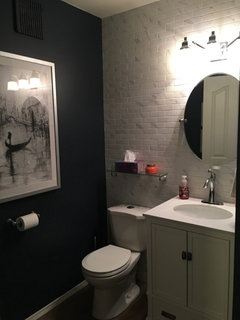 20 Beautiful Corner Vanity Designs For Your Bathroom - Housely  Corner  sink bathroom, Powder room decor, Corner bathroom vanity