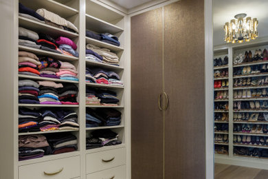Inspiration for a contemporary closet remodel in Other