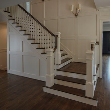 Project #77 | Elegant Traditional Stair with Two-Sided Balcony