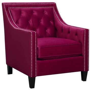 Picket House Furnishings Teagan Accent Arm Chair in Red